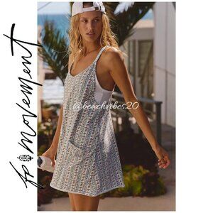 FP MOVEMENT BY FREE PEOPLE Hot Shot Printed Mini Dress Large NWOT